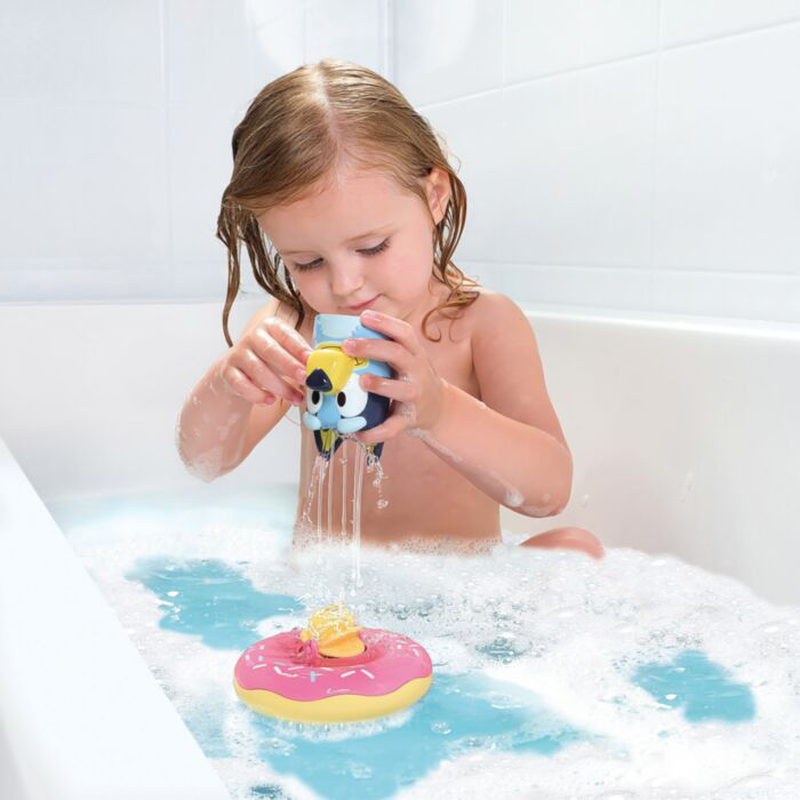 Tomy toomies toddler bath toy bluey splash & float 18m+ (1pc random selection), , medium-null