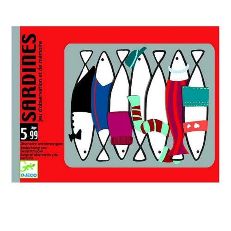 Djeco playing card sardines, , medium image number null