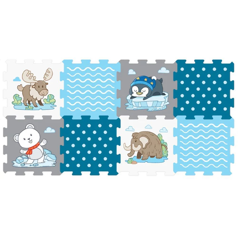 &Pi;&alpha;&iota;&delta;&iota;&kappa;ό puzzle &chi;&alpha;&lambda;ά&kappa;&iota; &delta;&alpha;&pi;έ&delta;&omicron;&upsilon; arctic animals 30x30cm 8 &tau;&epsilon;&mu;&alpha;&chi;ί&omega;&nu; 10+ &mu;&eta;&nu;ώ&nu;, , medium-null