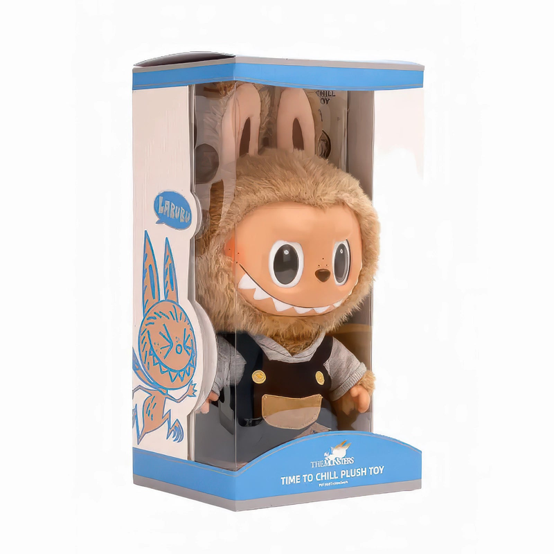 Labubu time to chill-vinyl plush doll, , medium-null