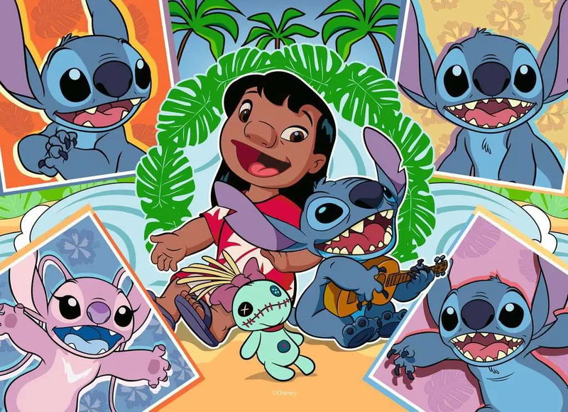 Product image: Lilo and stitch puzzle 4x100pcs, , medium-null