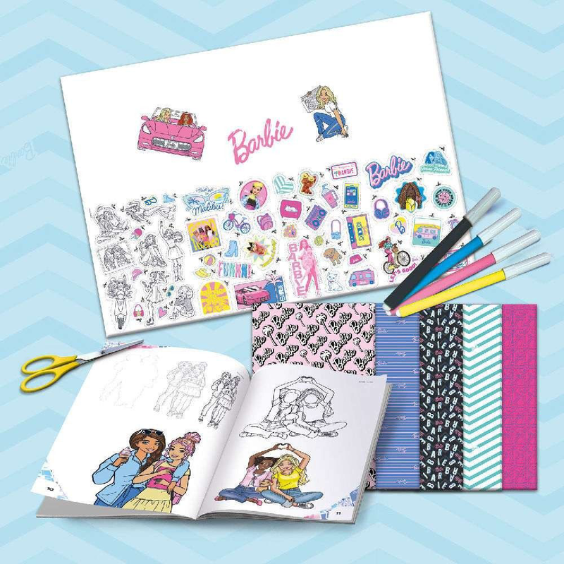 Barbie creative workshop with stickers, , medium-null