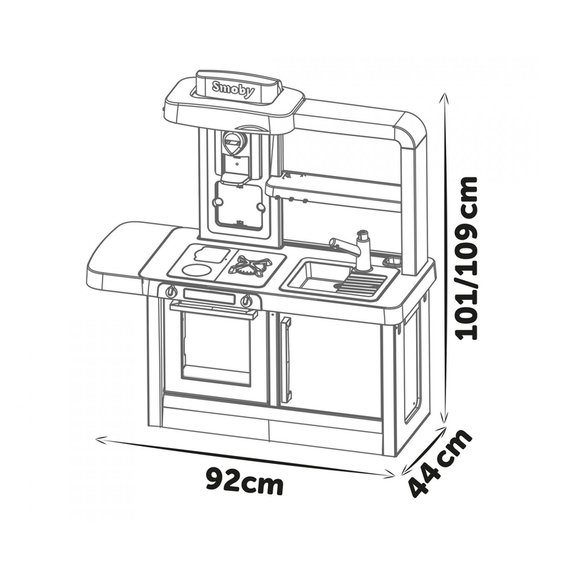 Smoby tefal evolutive kitchen, , medium-null