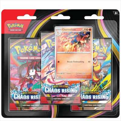 Pkm - pokemon - mega evolutions me04 chaos rising may 2026 expansion 3-booster blister, , medium