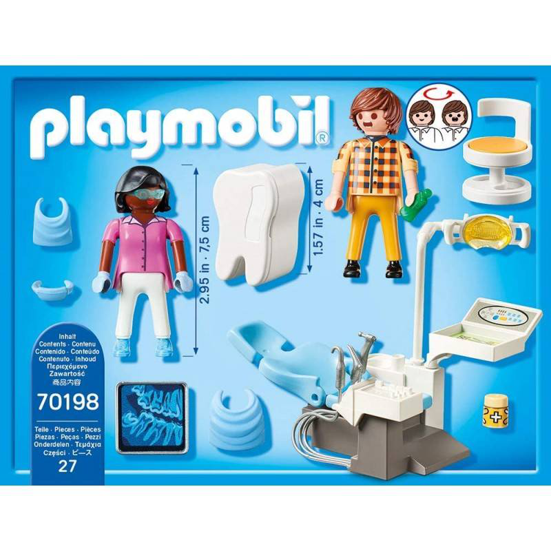 Product image: Playmobil 70198 city life dentist playset, , medium-null