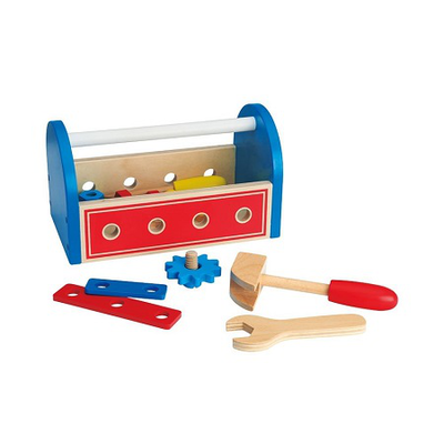 Phoohi wooden tool box 17pcs 3y+, , medium