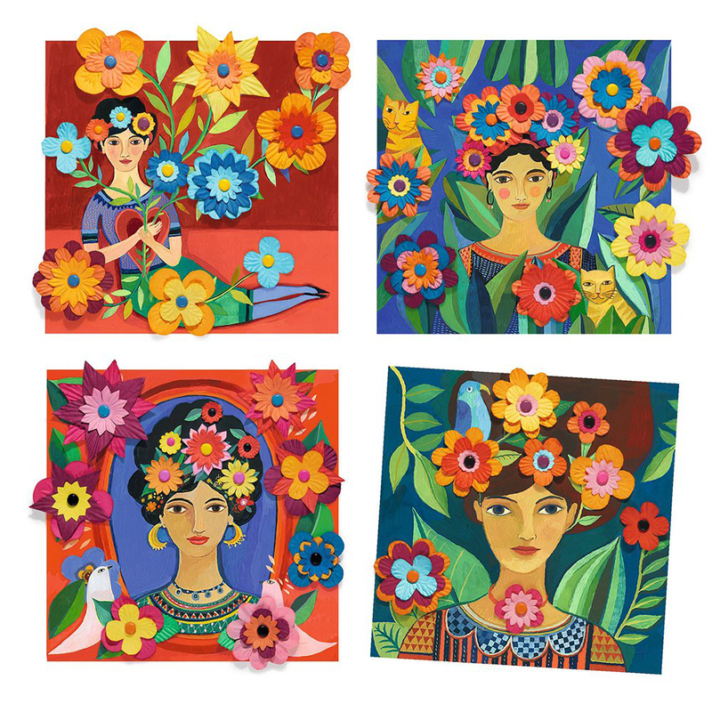 Inspired by frida kahlo - 3d pictures, , medium image number null