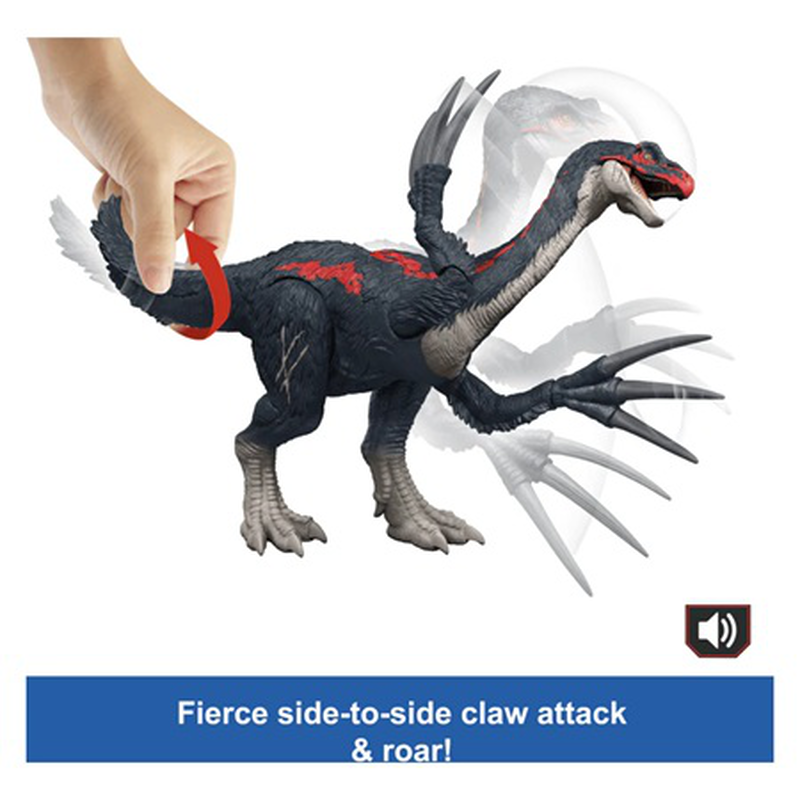 Jurassic world slash 'n roar therizinosaurus (jcg16) 4y+, , medium-null