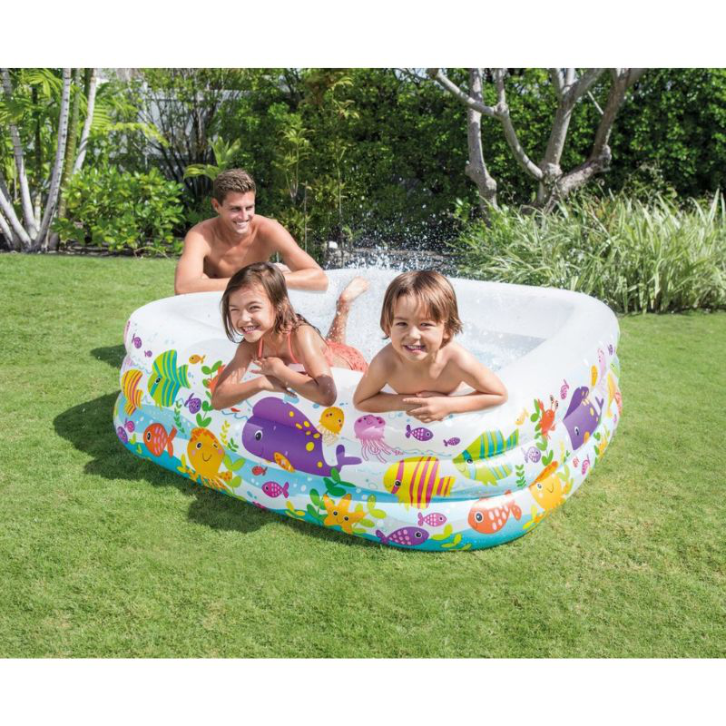 Intex sea aquarium inflatable pool 57471np, , medium-null