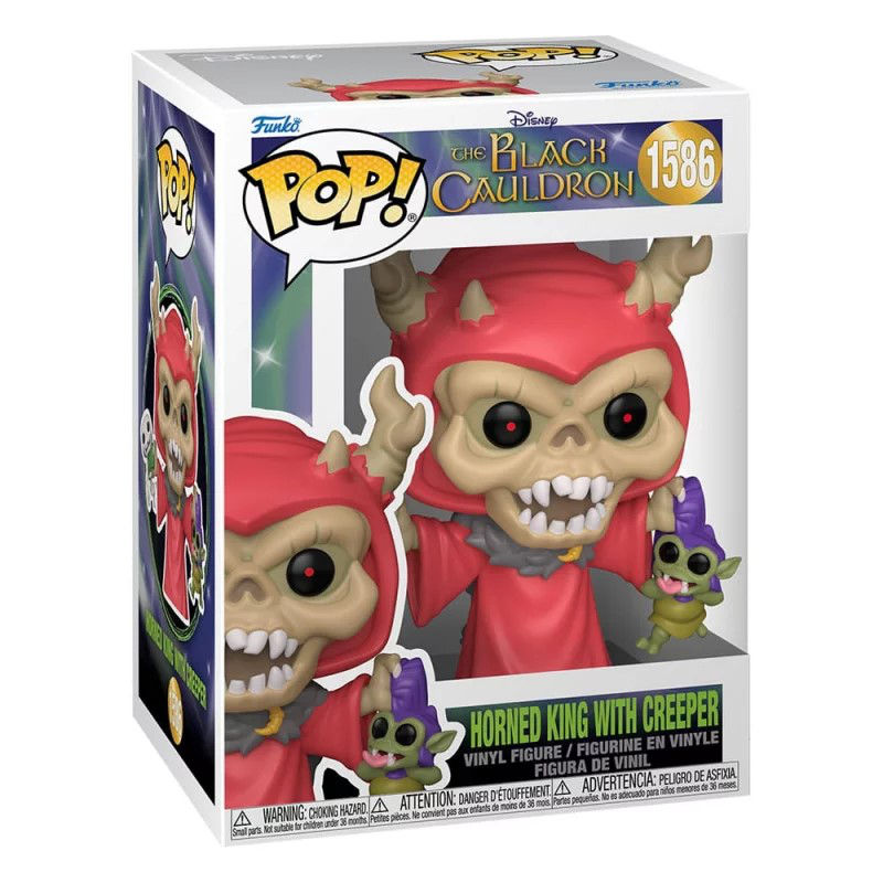 Pop funko! Disney: black cauldron horned king creeper figure, , medium-null