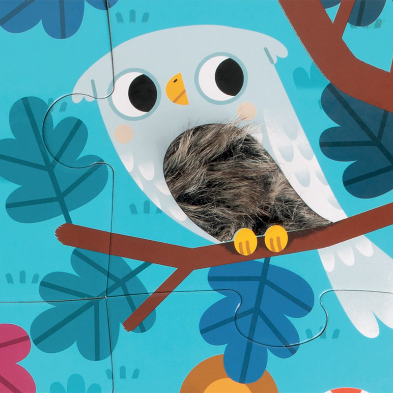 Product image: Tactile puzzle forest animals - 20, , medium-null