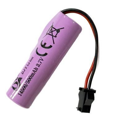 3.7v 500mAh lithium-ion rechargeable battery