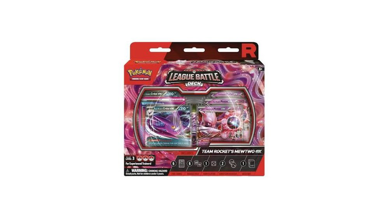 Pok&eacute;mon tcg: team rocket&rsquo;s mewtwo ex league battle deck., , medium-null