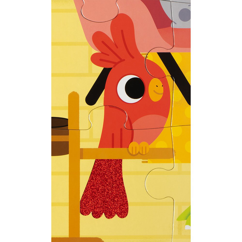 Tactile puzzle pets - 20 pcs, , medium-null