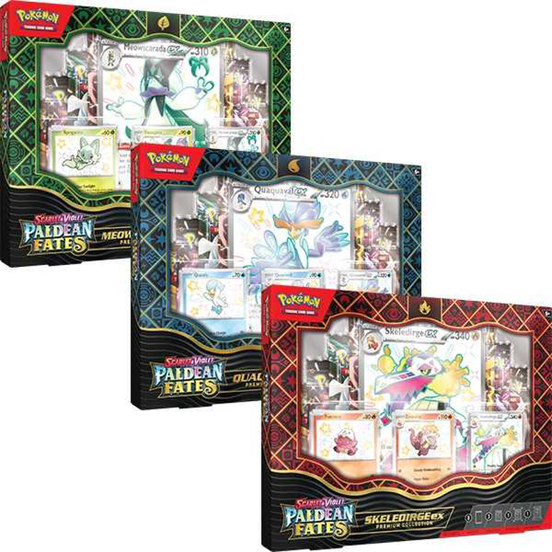 Pokemon scarlet and violet paldean fates premium collection, , medium-null