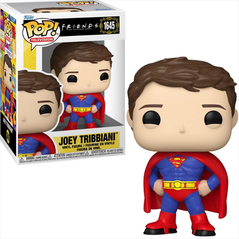 Funko pop! Television: friends - joey tribbiani #1645 vinyl figure, , medium image number null