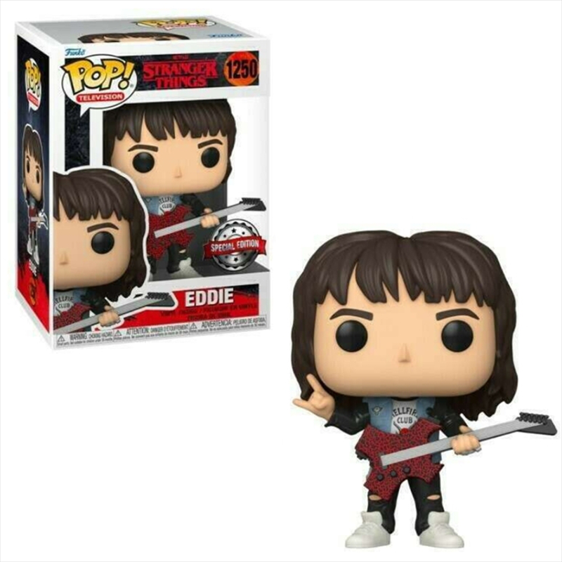 Funko pop! Television: netflix stranger things season 4 - eddie special edition #1250 vinyl figure, , medium-null