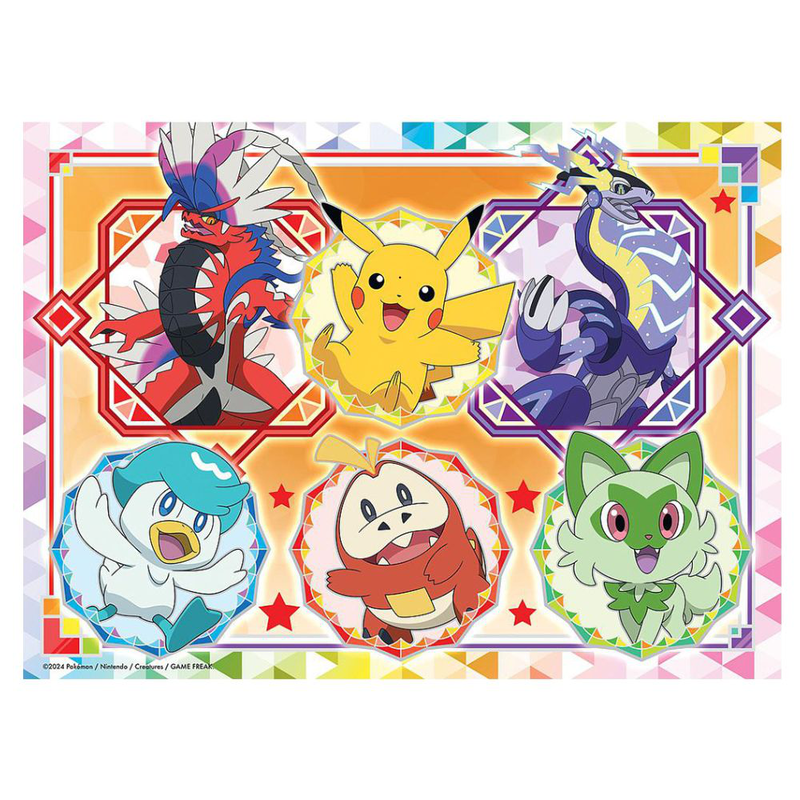 Product image: Ravensburger pokémon scarlet & violet xxl 100-piece puzzle – featuring pikachu, koraidon & miraidon, ages 6+, , medium-null