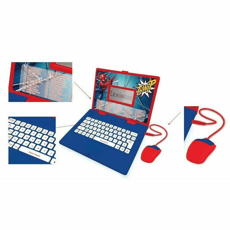 Lexibook &eta;&lambda;&epsilon;&kappa;&tau;&rho;&omicron;&nu;&iota;&kappa;ό &pi;&alpha;&iota;&delta;&iota;&kappa;ό &epsilon;&kappa;&pi;&alpha;&iota;&delta;&epsilon;&upsilon;&tau;&iota;&kappa;ό laptop/tablet spiderman, , medium-null