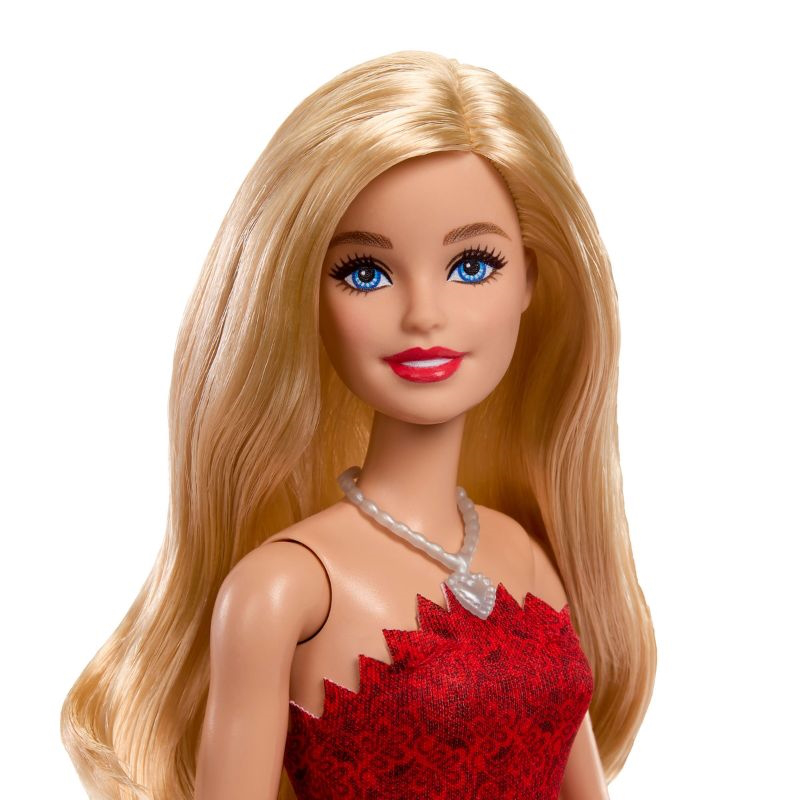 Product image: Barbie doll with red dress - mattel 80 years jgd25, , medium-null