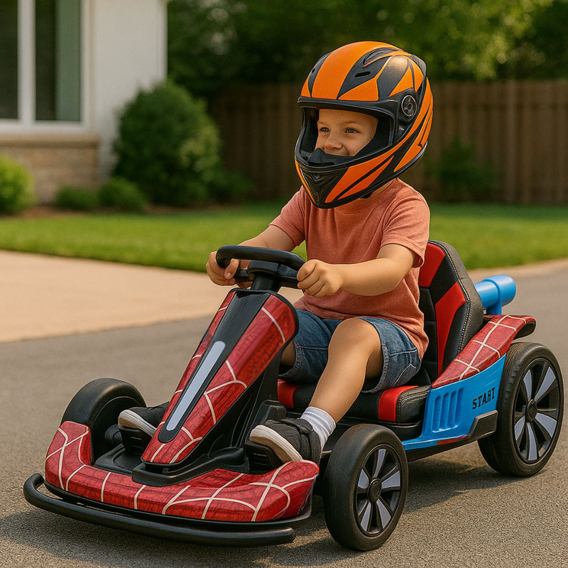 Go kart &eta;&lambda;&epsilon;&kappa;&tau;&rho;&omicron;&kappa;ί&nu;&eta;&tau;&omicron; 24v &mu;&epsilon; &delta;&epsilon;&rho;&mu;ά&tau;&iota;&nu;&omicron; &kappa;ά&theta;&iota;&sigma;&mu;&alpha;, &lambda;&epsilon;&iota;&tau;&omicron;&upsilon;&rho;&gamma;ί&alpha; drift, &phi;ώ&tau;&alpha; led & &rho;&alpha;&delta;&iota;ό&phi;&omega;&nu;&omicron; spider, 6+ &epsilon;&tau;ώ&nu;, , medium-null