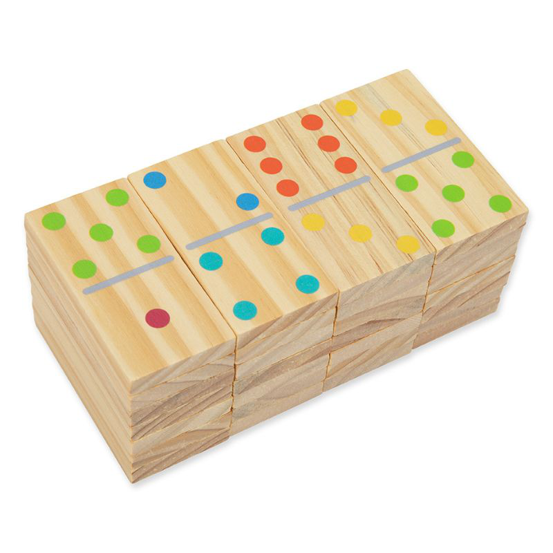 Wooden domino with bag th457, , medium-null