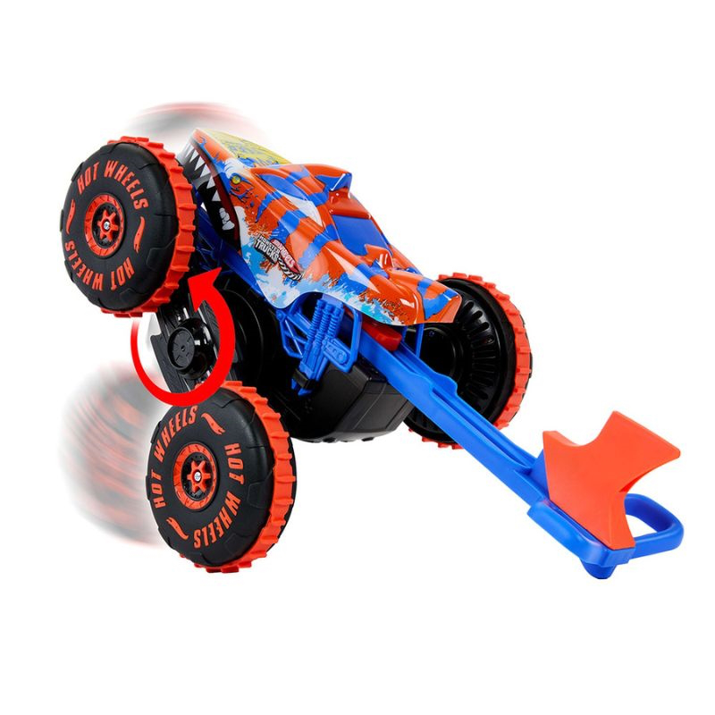 Hot wheels monster trucks remote controlled vehicle 1:15 tiger shark climber jfr39, , medium-null