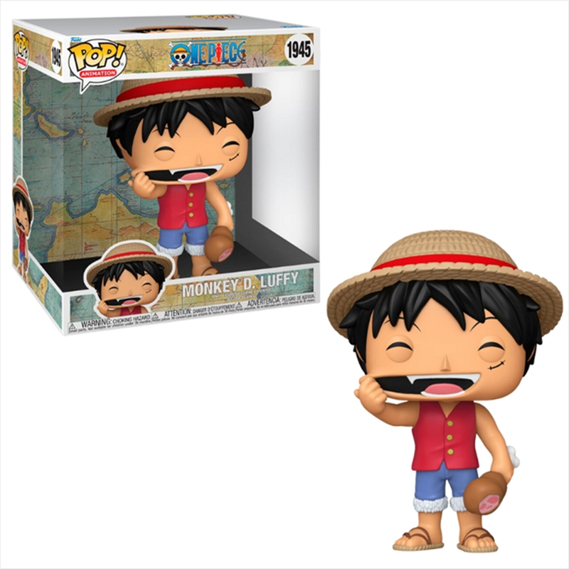 Funko pop! Jumbo: one piece - monkey d. Luffy #1945 vinyl figure 10, , medium-null