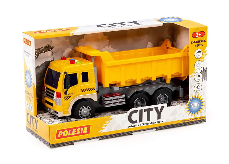 Product image: Polesie city dump truck – friction powered, , medium-null