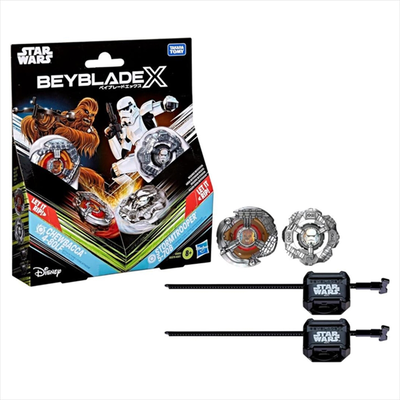 Beyblade x : star wars chewbacca 4-80lf  stormtrooper 5-70b hasbro, , medium