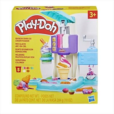 Play-doh rainbow swirl ice crean playset g0028, , medium