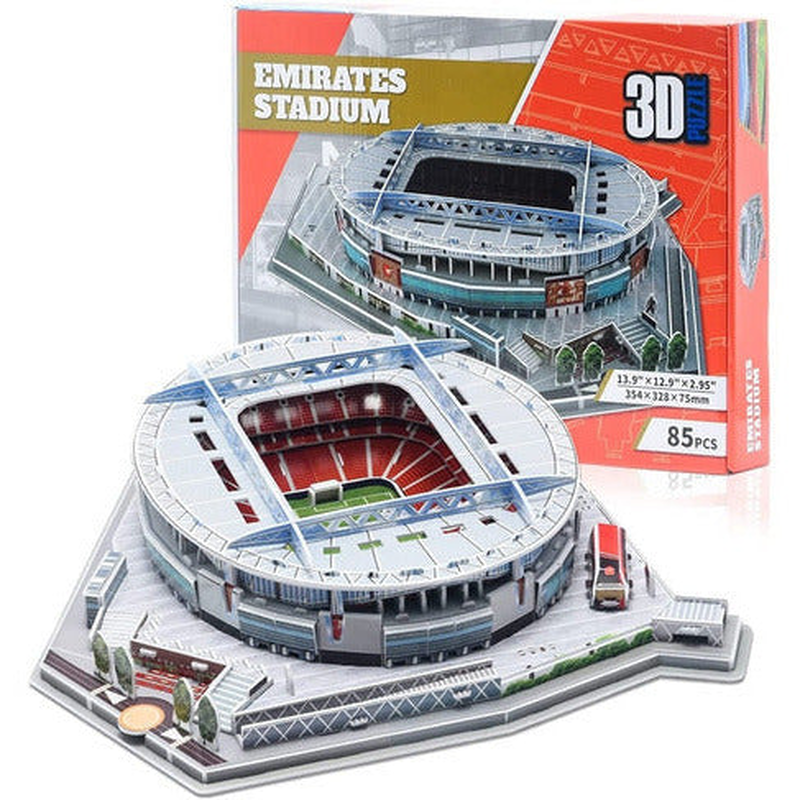3d puzzle emirates stadium - arsenal 85pcs, , medium image number null