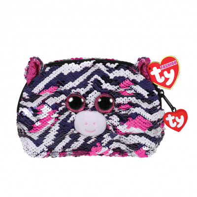 Ty sequin accessory bag zebra - zoey, , medium
