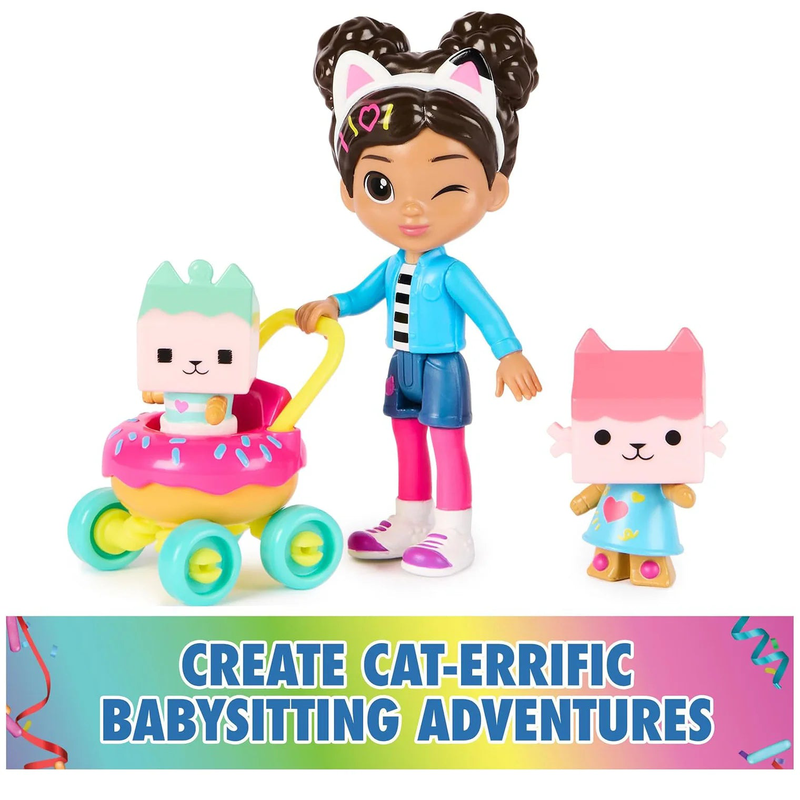 Gabby's dollhouse kitty care figure set, , medium-null