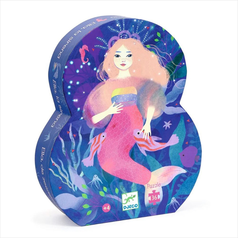 Mermaid ella puzzle 36pcs, , medium-null