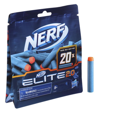 Nerf elite 2.0 refill 20pcs f0040, , medium
