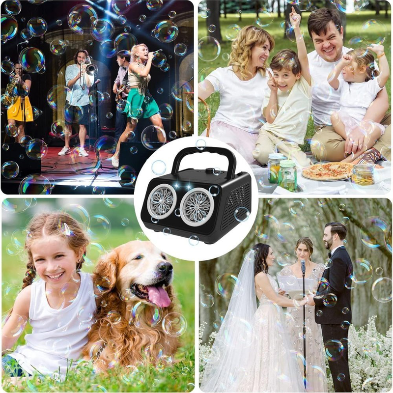 Product image: Φορητή αυτόματη μηχανή φυσαλίδων 20.000+ φυσαλίδες/λεπτό για πάρτι & εκδηλώσεις, , medium-null