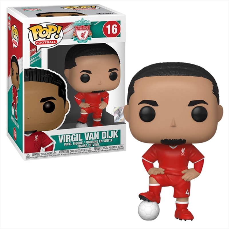 Product image: Funko pop! Football epl: liverpool - virgil van dijk #16 figure, , medium-null