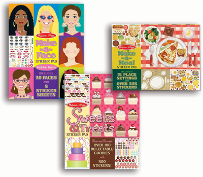 Melissa & doug sticker pads set: sweets and treats,, , medium