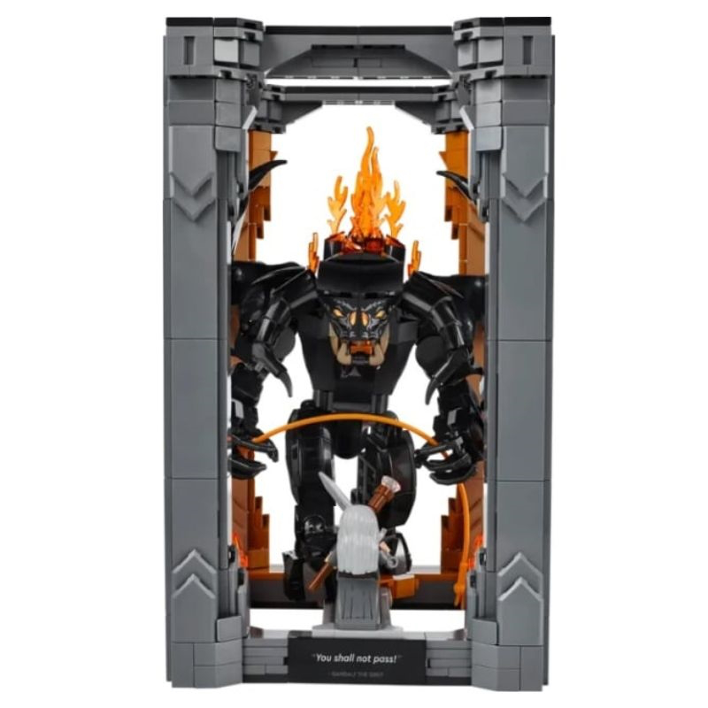 Lego icons the lord of the rings: balrog book nook 10367 for ages 16+ 1201pcs, , medium-null