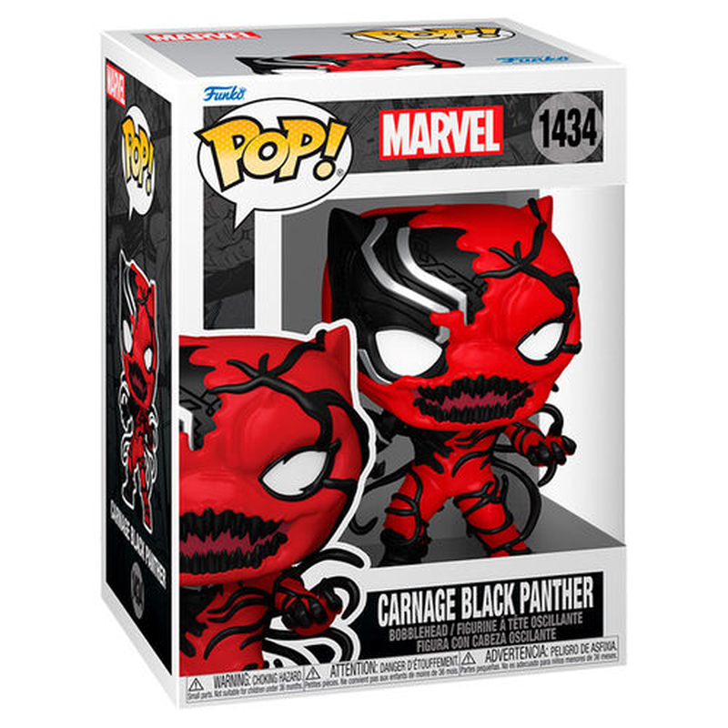 Pop funko! Marvel: carnage black panther figure, , medium-null
