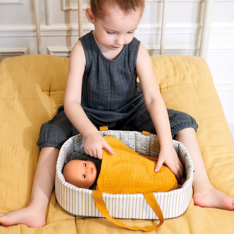Doll bassinet blue lines, , medium image number null