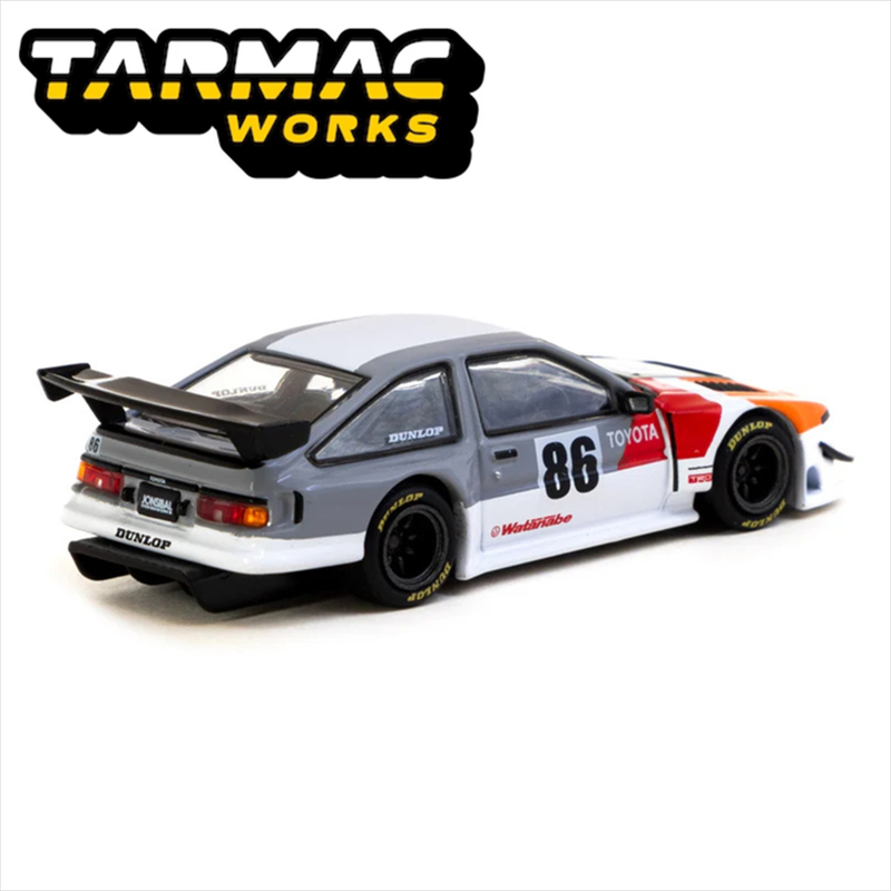 Product image: Tarmac 1/64 toyota sprinter trueno ae86 widebody trd, various, , medium-null
