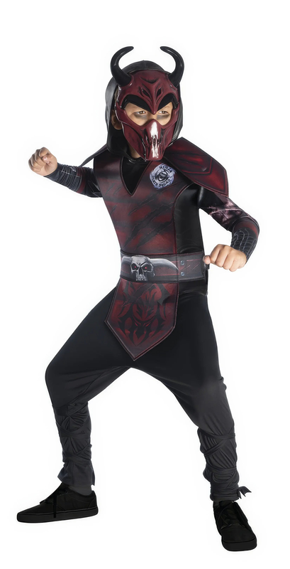 Demond ninja hooded costume-null