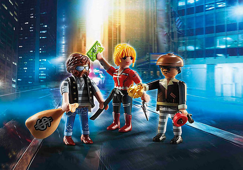 Playmobil thief figure set, , medium-null