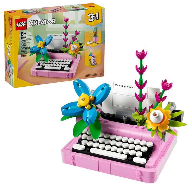 Lego creator typewriter with flowers 31169, , medium-null