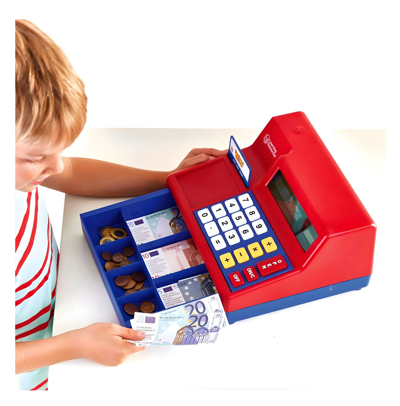 Pretend & play® calculator cash register with euro currency, , medium image number null