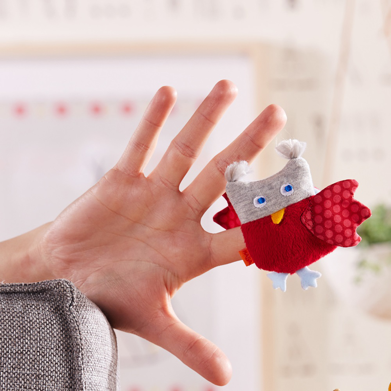 Haba finger puppet owl ella, , medium-null