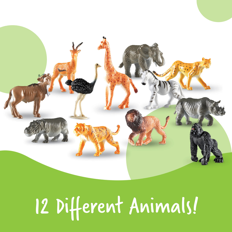 Learning resources jungle animal counters (set of 60), , medium image number null