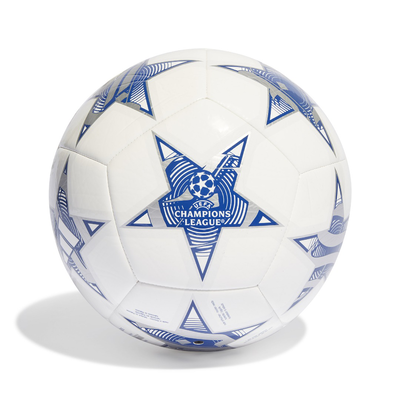 Adidas champions  league match ball replica club, White/blue, medium